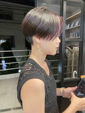 サンド 表参道(sand) ショートボブパーマ20代30代40代イヤリングカラー大人可愛い