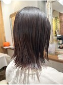 #前髪カタログ #インナーグレージュ #ピンクベージュ