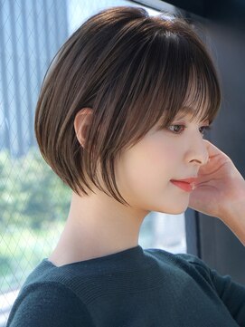エインアンリー 表参道(AIN.ANLY.) 前髪あり大人小顔ショートボブ 30代40代50代【AIN.表参道】川原