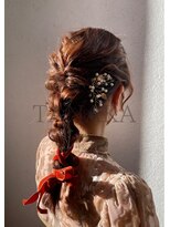 【編みおろし】/結婚式/二次会/同窓会/銀座/有楽町/ヘアセット