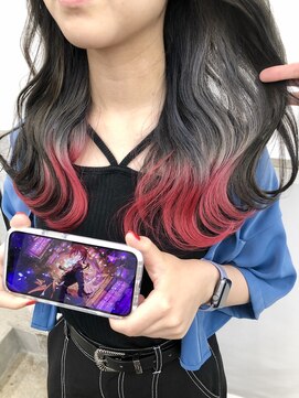トーキョー オタクヘアー(TOKYO OTAKU HAIR) あんスタ 逆先夏目 推しカラー インナーカラー グラデーション