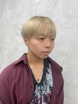 リミットバイアフィナー 大宮店(limit by Afinar) ホワイトブロンドマッシュ