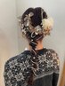 ヘアセット(お店用意のラメ+リボン込み)￥5000→4000