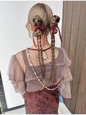 ツインリボンアレンジ☆
