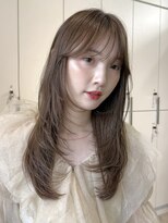 ロンドアンメゾン 原宿(Lond un Maison.)&nbsp;ミニウルフレイヤーカット顔周り前髪韓国ミディアムロング/原宿