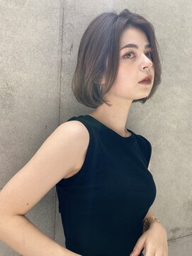 ヴィオットバイサロン(Viot by Salon) ヘイリーボブ 切りっぱなしボブ 肩ラインボブ 縮毛矯正 20代30代