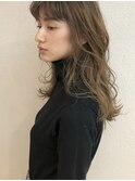 クラゲヘア前下がりボブくるみちゃんヘアミルクティーグレージュ