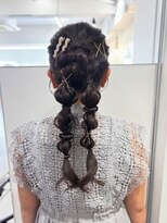 オリンテ バイ レシッド 表参道(orente by rcid)&nbsp;【谷】ロングヘアさんのツインポニー○°