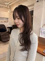 ライン(LINE)&nbsp;ブリーチなし/暖色/透明感カラー/バイカルテ