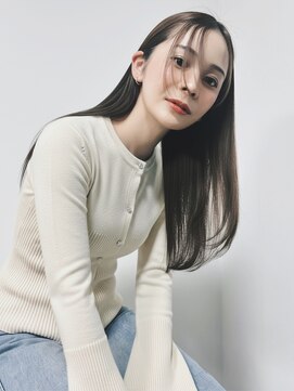 オンド(ondo) 色っぽナチュラル/ニュアンス前髪/グレージュ