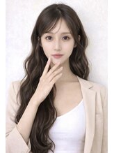 ピヌ(pinue)&nbsp;【pinue】ショコラブラウン×ハーフアップ