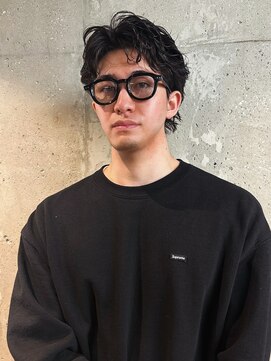 オルカ(ORCA) モダンマレット/ピンパーマ/リバースセンターパート/fade