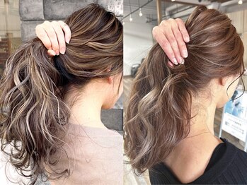 ラヴィエール(LAVIERE by R-EVOLUT)の写真/〈カット＋ハイライト＋トリートメント￥15500〉白髪ぼかしハイライトで脱白髪染め◎【柏/柏駅】