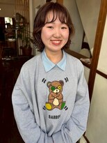 モク 大阪梅田店(MOK)&nbsp;【ニュアンスパーマ】ウルフボブ