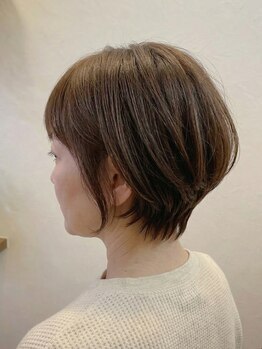 ヘアークリエイションヴィサージュの写真/【京都＆東寺】気になり始めの白髪もしっかりカバー♪魅力を引き出すナチュラルな色味と艶を実現◎