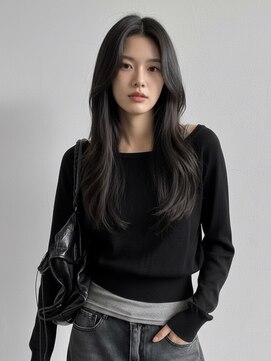 エイチ ウルフカット 大阪梅田(811) レイヤーボブヘアカラーバレイヤージュ50代くるみちゃんヘア