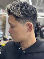 ニコトウキョウ 新宿(nico TOKYO)&nbsp;刈り上げアップバングスパイキーショートパーマスパイラルパーマ