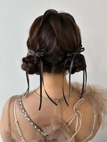 ヘアセット専門サロン by OKINAWA WATABE WEDDING 北谷店 ツインお団子
