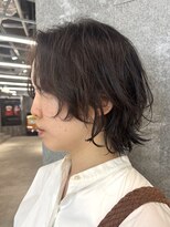ピークアブー 原宿ハラカド(PEEK-A-BOO) ☆顔周りレイヤーハッシュカットウルフミディアムボブ原宿30代