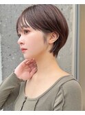 20代/30代/ニュアンスカラー/小顔/前髪カット/ショート/表参道