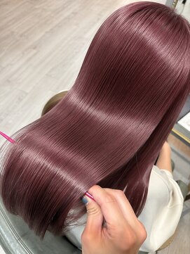 ヘア フィックス リュウ リゾート(hair fix RYU Resort) 大人可愛いピンクボルドー
