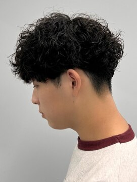 エルマーク 本山(L-MARK) メンズパーマ/ツイストスパイラル/サーフカール/men's/眉毛
