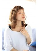ゆるウェーブ×ベビーバングでNEO大人女子