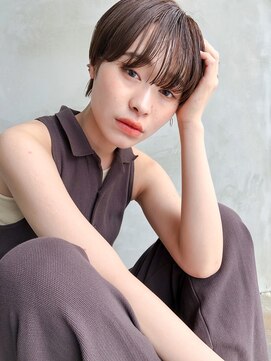 クリーム(CREAM) 今っぽアッシュブラウン☆マッシュショートヘア