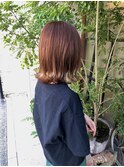 お洒落な雰囲気漂う明るめオレンジブラウン
