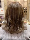 【hhair四条大宮】ミディアムベージュ