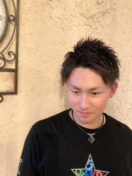 プリモ ココ 鍋島店(Primo coco.) ☆メンズショート☆ツイストパーマヘア☆