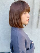 クーエフー(coo et fuu)&nbsp;Aラインのワンレンボブ　内見 加瑞磨