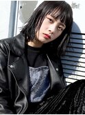 ダークトーン切りっぱなしボブ