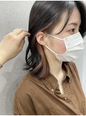 派手すぎない×インナーカラー