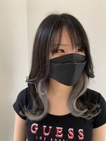 ヘアー ミッション 心斎橋店(hair Mission) ホワイティアッシュインナーカラー