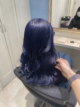 アソビセカンド 原宿(ASOBI 2nd) ネイビーブルー