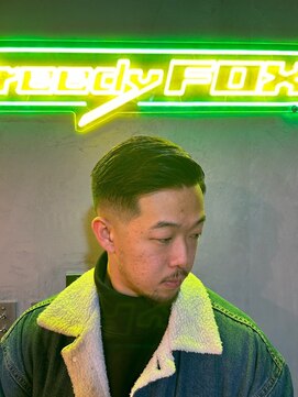 グリーディーフォックス 代々木(Greedy FOX) アップバング/ツーブロックマッシュ/束感/波巻き[シェービング]