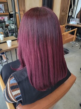 オーストヘアーベンヌ(Aust hair Bennu) ピンクバイオレットカラー*