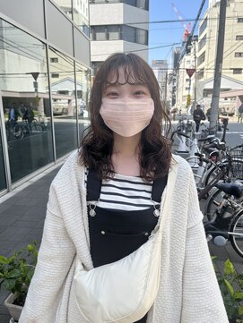 カフ(CAF) CAF FUKO/レイヤーロング/くるくるウルフパーマ/大阪/心斎橋