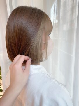 ヘアーアンドスパ フェリーチェ ミチ 野田屋町店(HAIR&SPA felice MICHI) 【felice MICHI 石井あすか】フェイスフレーミング風インナー