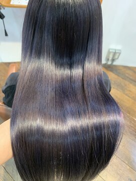 モイヘアーデザイン(moi hair design) シルバーパープル