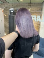 ラフ(LAFF) #バレイヤージュ#グレージュカラー#ボブウルフ#ココアベージュ