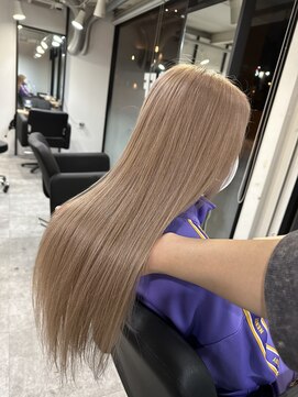 ラフ 難波店(LAFF) #黒髪#ボブルフ#ネビージュ#小顔#ワンレン