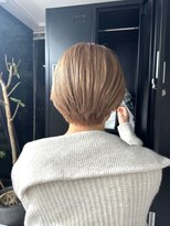 ルネ 北千住(Renee)&nbsp;マニッシュショート_ミルクティーベージュ_ダブルカラー