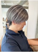 白髪ぼかしバレイヤージュ