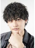 スパイラルパーマウルフツーブロックツイスパシャドウパーマ