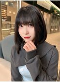 【kumu】重めボブ/おろしパッツン/名古屋/20代/30代