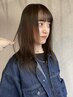 【stylist SHURI】カット＋ストレートパーマ＋トリートメント￥38500→￥31900