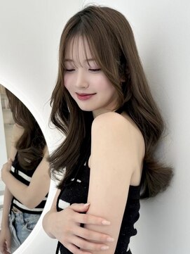 エヌアイ オモテサンドウ(ni omotesando) ブリーチなしで叶う/オリーブベージュ