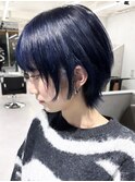 ネイビーブルーショート　ウルフ